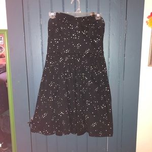 Mini strapless star dress